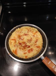 Preparation of Spanish tortilla